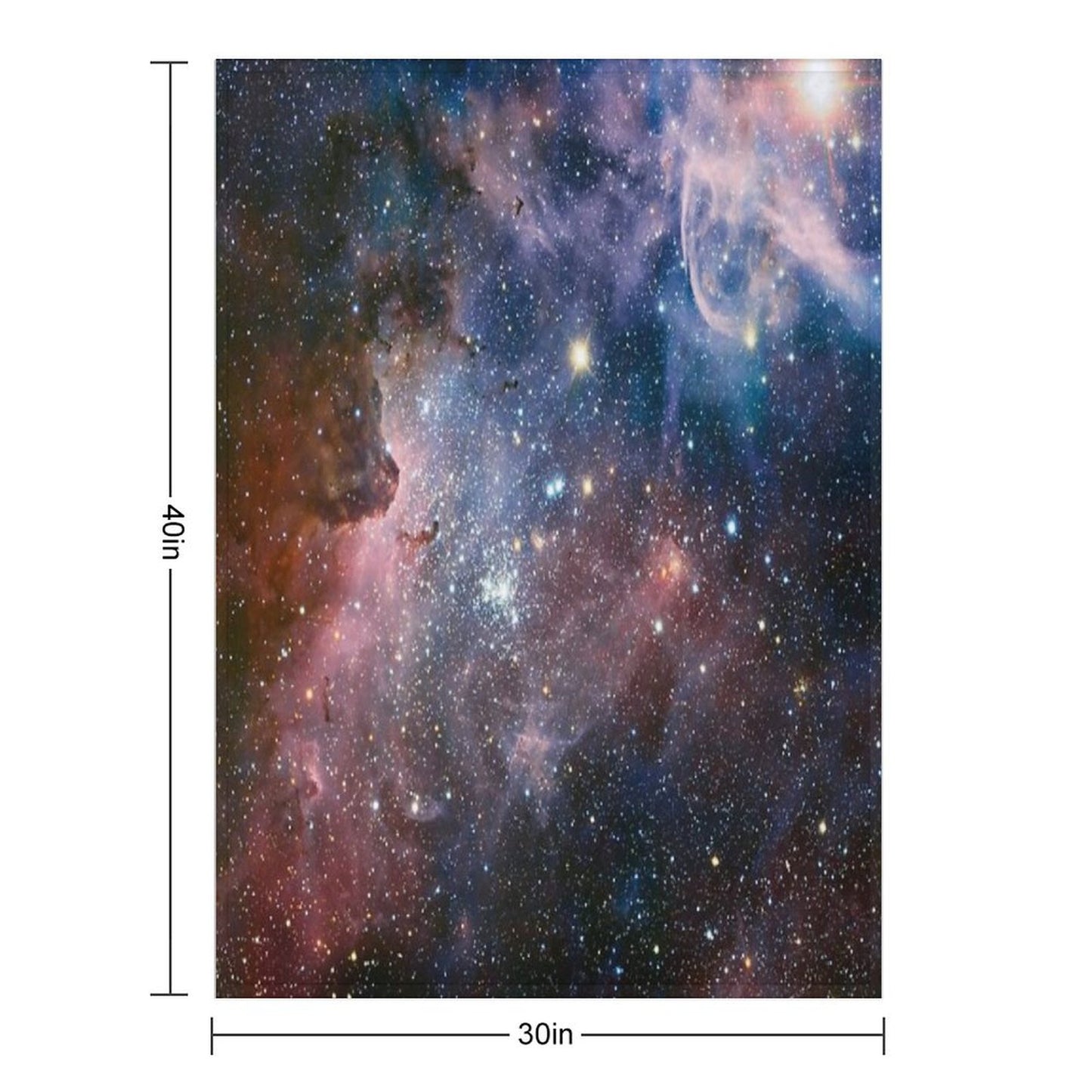 Galaxy - Nebula 01 Throw Blanket