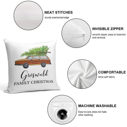 Christmas Vacation Griswold Family Christmas Soft High-Density Material Throw Pillow
