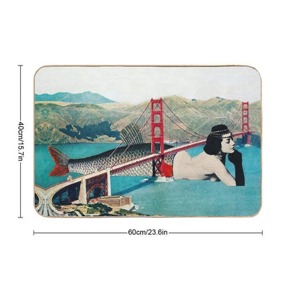 Mermaid Three  Non-Slip Bath Mat