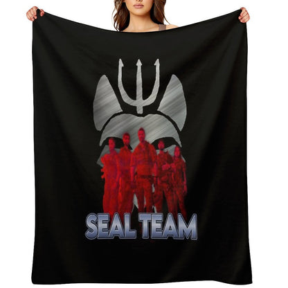SEAL TEAM BRAVO ONE DEVGRU MISSION Throw Blanket