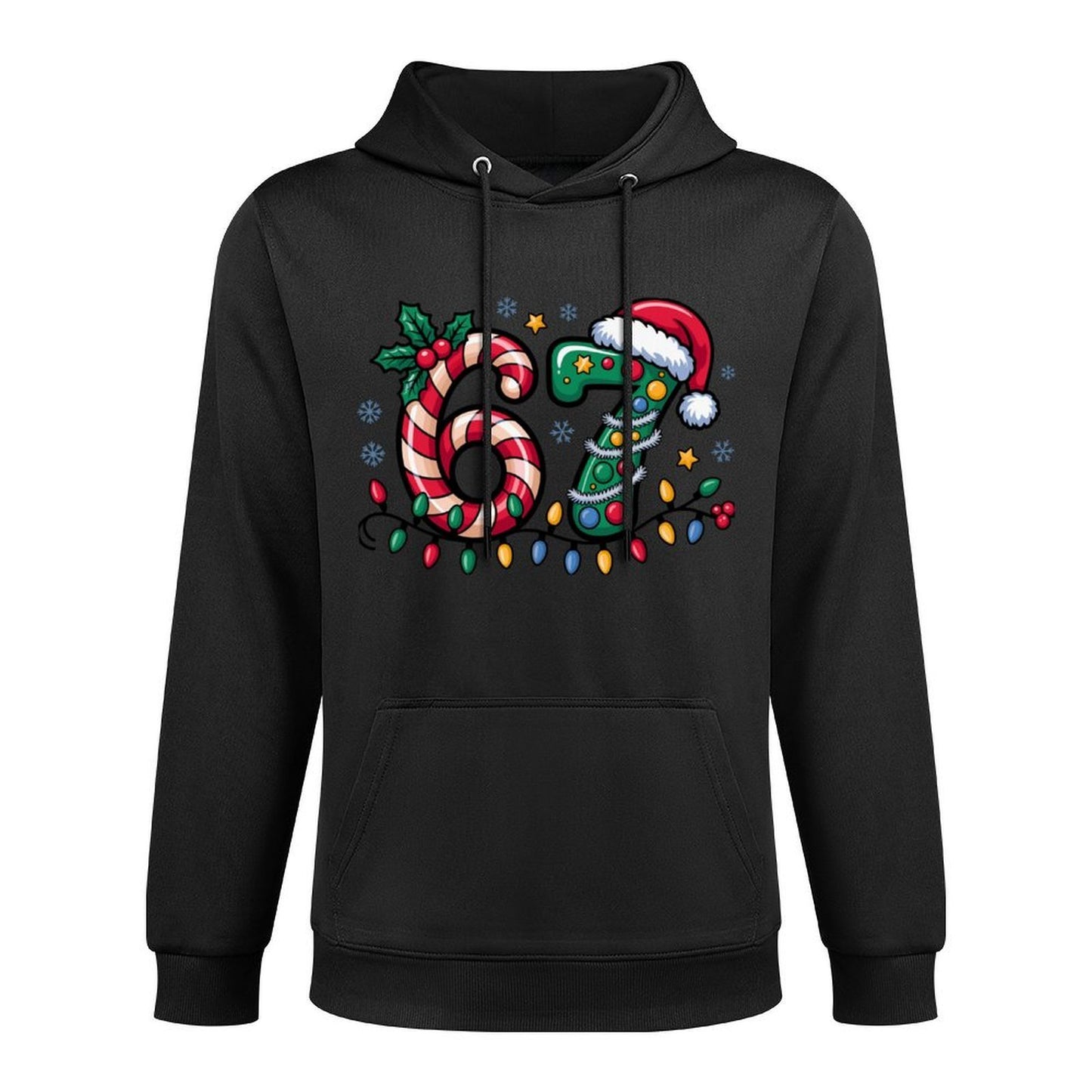 67 Christmas Meme Six Seven Xmas Funny Boys Girls Men Women Machine Washable Hoodie