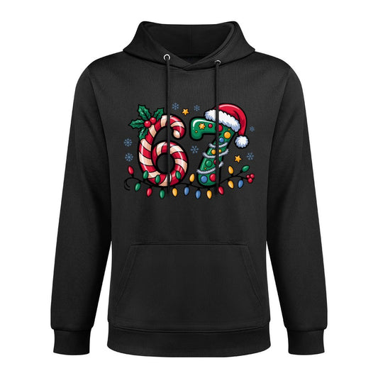 67 Christmas Meme Six Seven Xmas Funny Boys Girls Men Women Machine Washable Hoodie