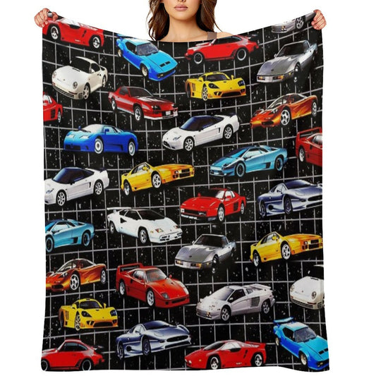 Dream Cars Throw Blanket