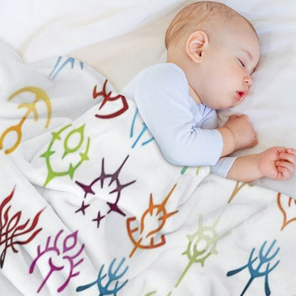 The Crests - Colored Version Throw Blanket