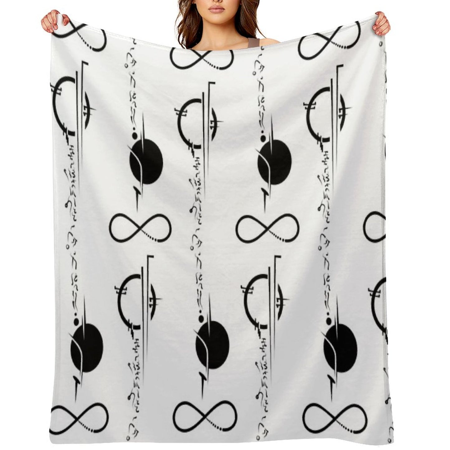 Commander Tattoo Throw Blanket