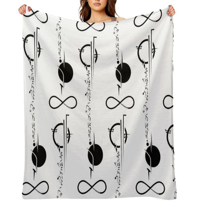 Commander Tattoo Throw Blanket