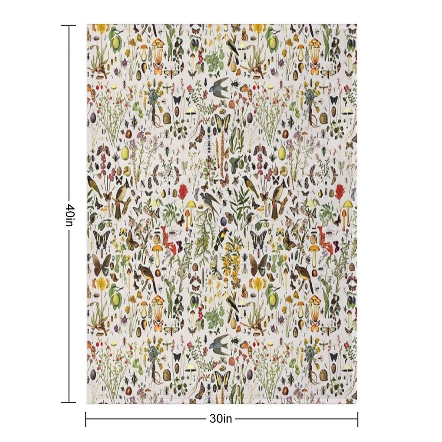 Biology of America USA Throw Blanket