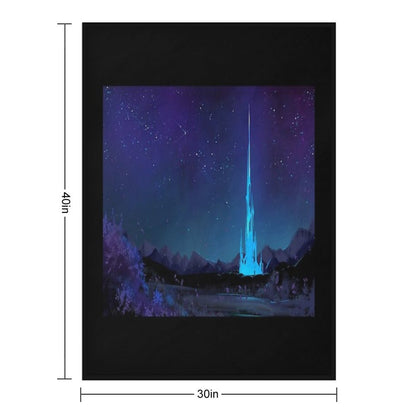 Lakeland at Night Throw Blanket