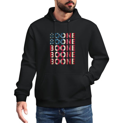 Boone Personalized Name Vintage Retro US Woman Man Adjustable Hood Hoodie