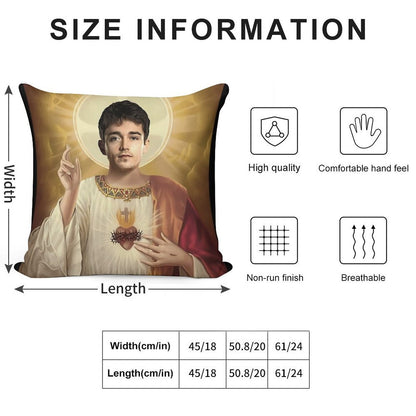 Charles Leclerc Jesus F1 Soft Bedroom Essential Throw Pillow