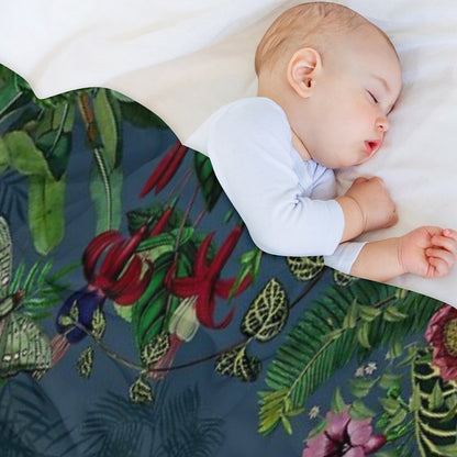Midnight Rainforest I Throw Blanket