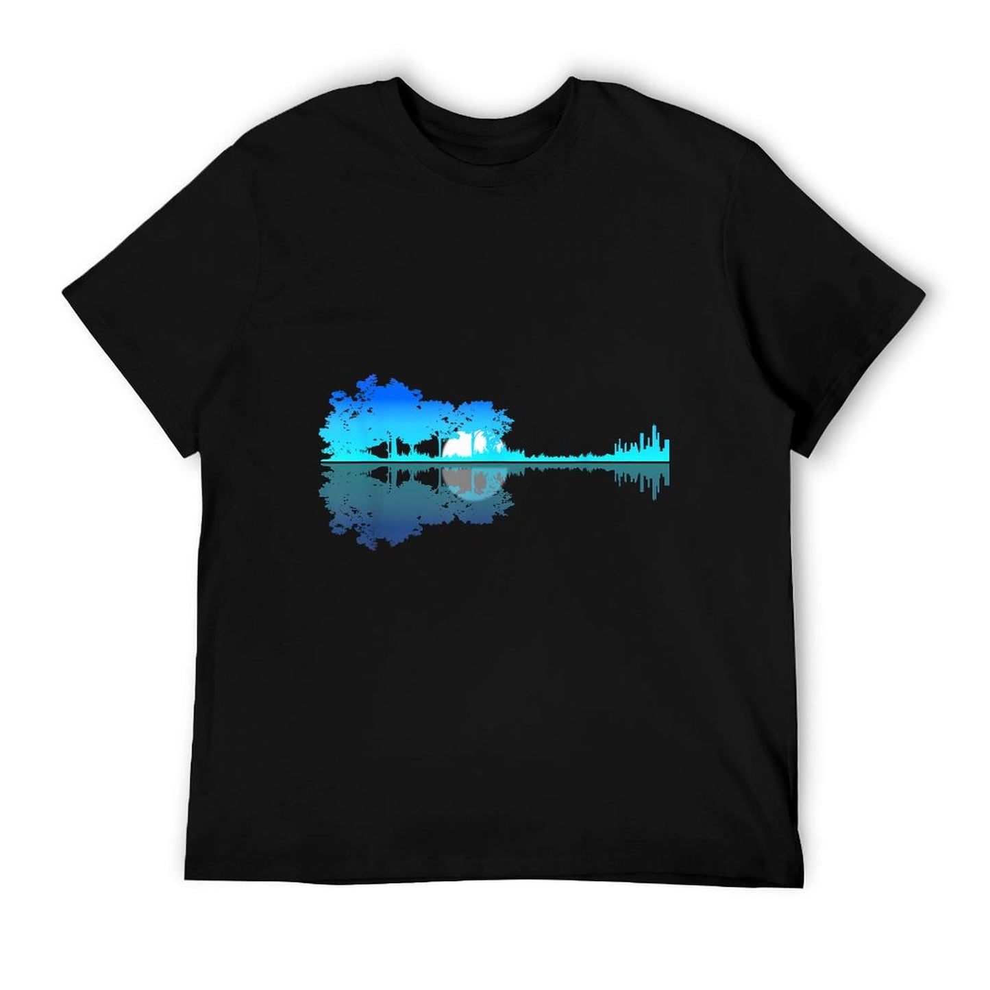 Guitar Lake Shadow Love Guitar Musician T-Shirt