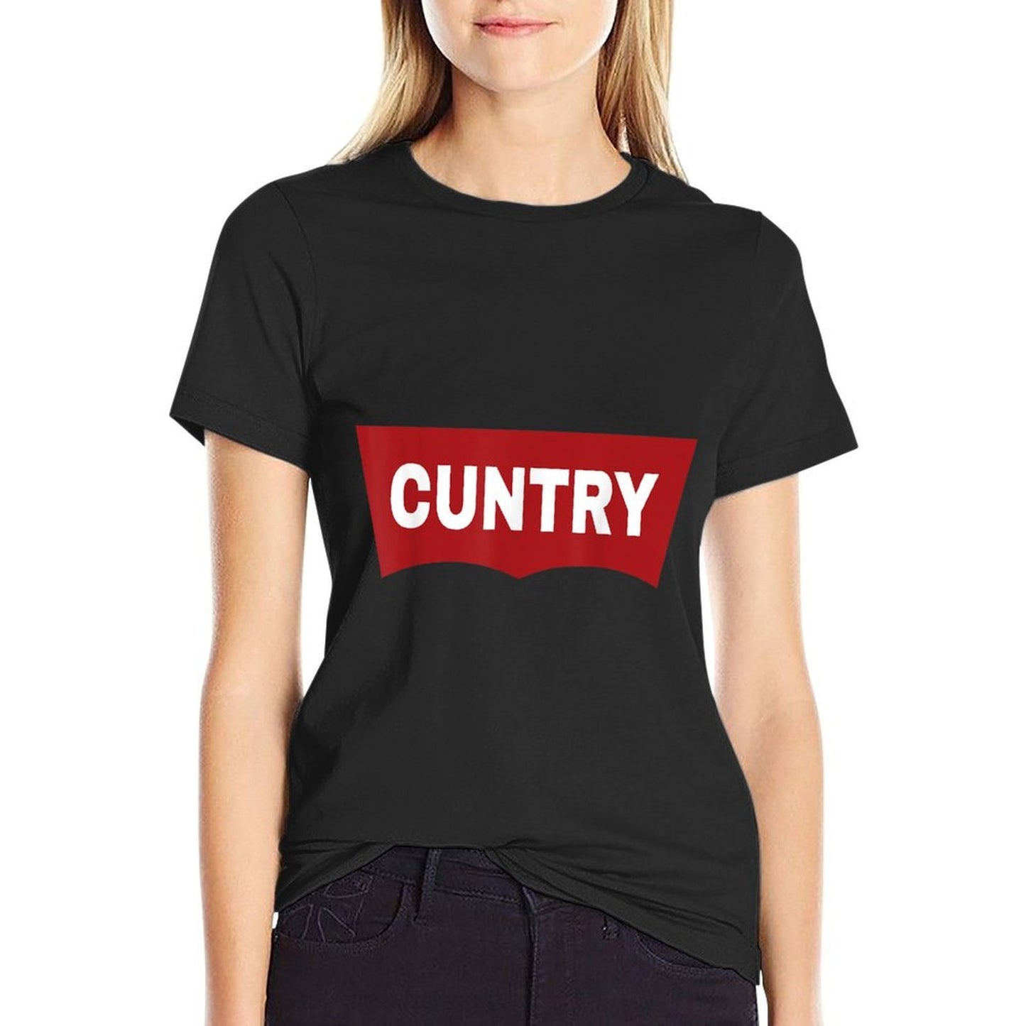 CUNTRY  Rodeo Western Cowgirl Cowboy  Easy-care T-Shirt