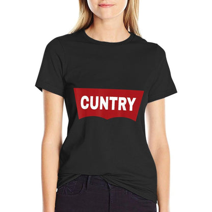 CUNTRY  Rodeo Western Cowgirl Cowboy  Easy-care T-Shirt