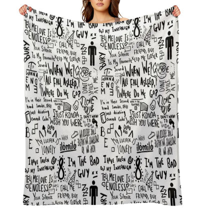 Billie Eilish Throw Blanket