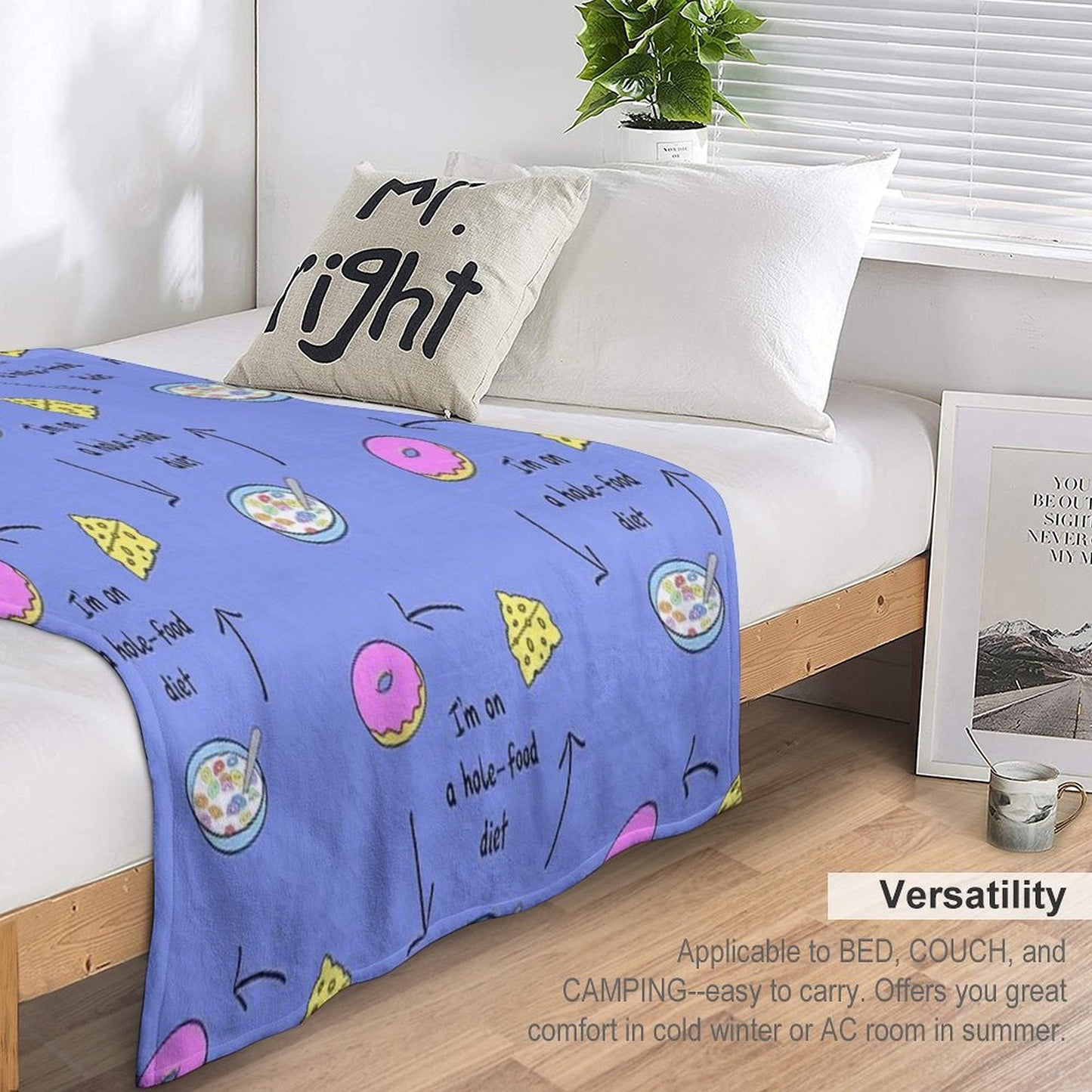 I’m on A Hole Food Diet Throw Blanket