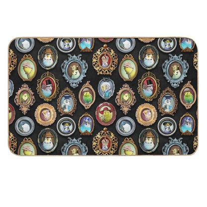 Budgies in Hats  Pet-Safe Bath Mat
