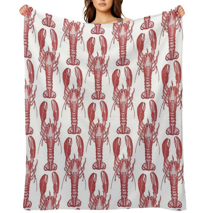 Lobster Throw Blanket