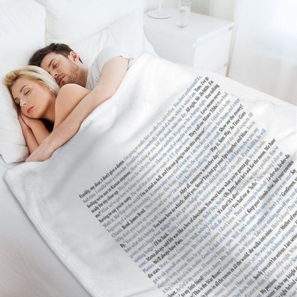Movie Quotes Throw Blanket