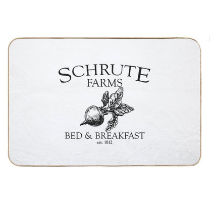 Schrute Farms Funny Office Bath Mat