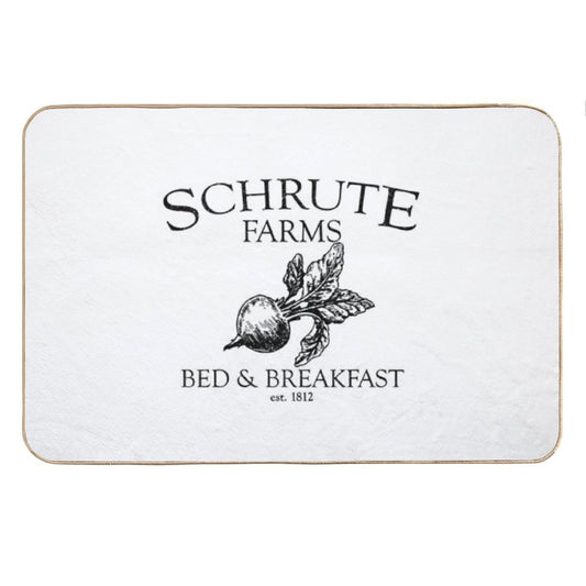 Schrute Farms Funny Office Bath Mat