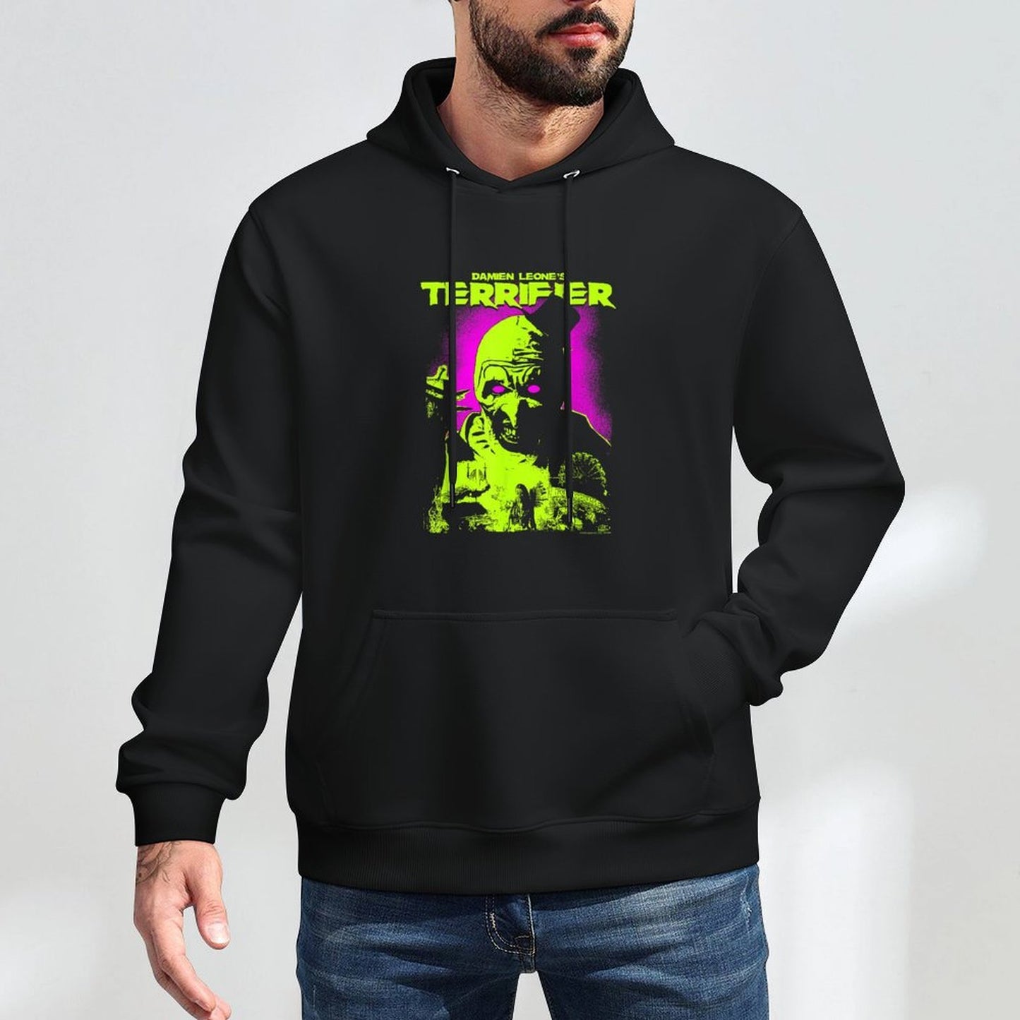 Terrifier Glowing Eyes Art Neon Poster Horror Moisture-Wicking Hoodie