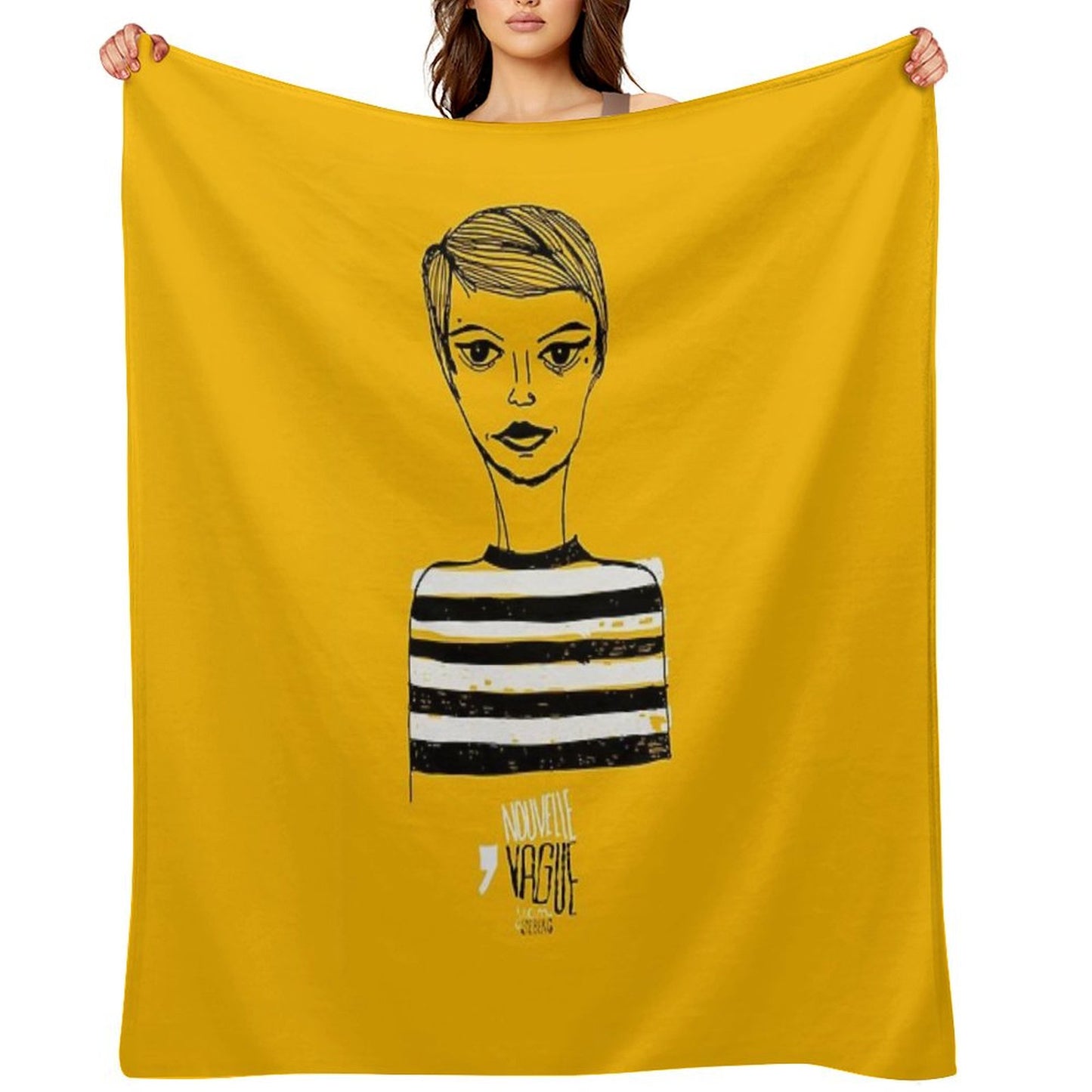Jean Seberg Throw Blanket