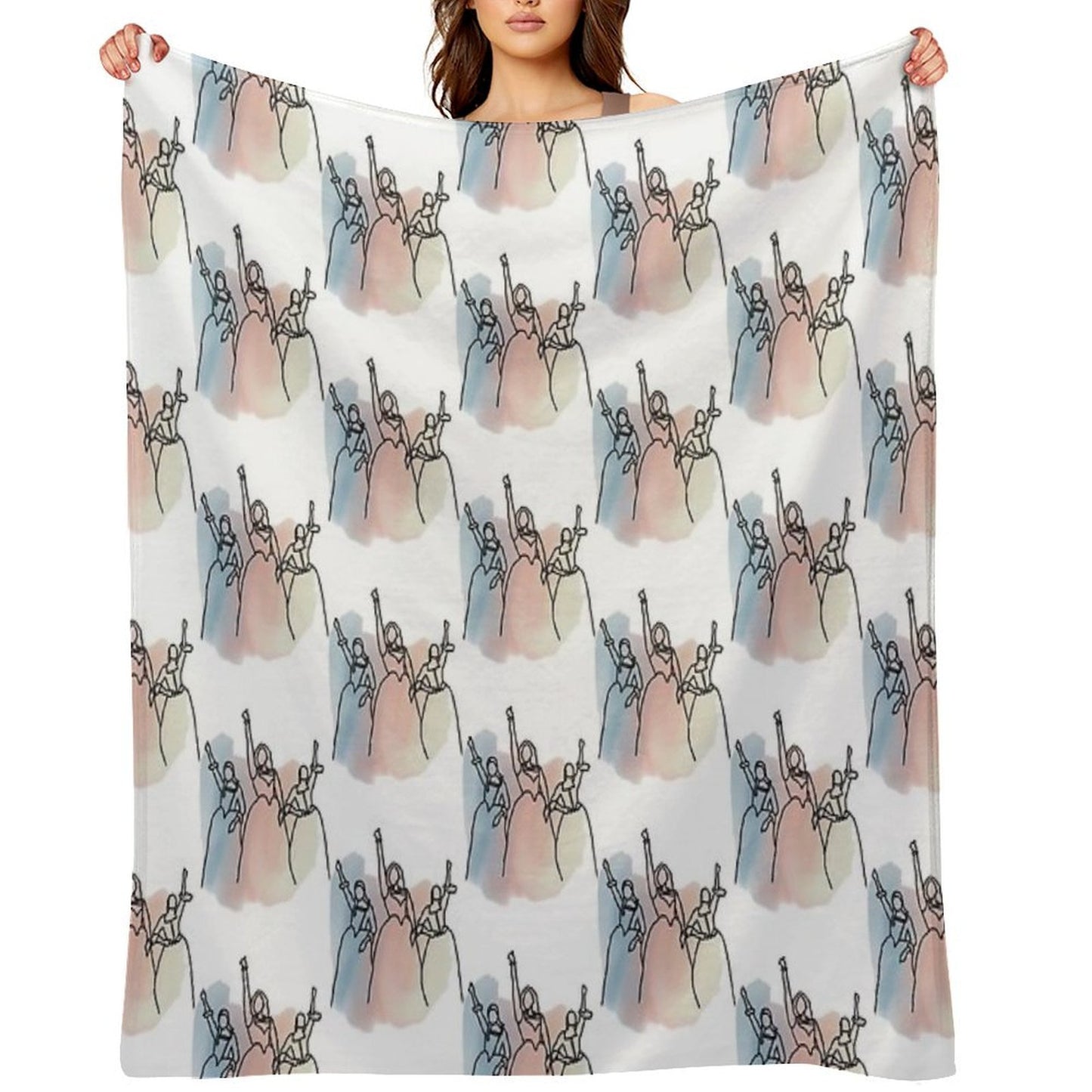 Schuyler Sisters Design Throw Blanket