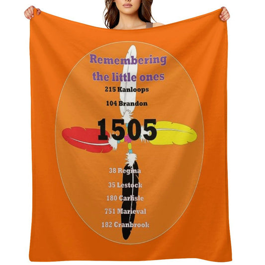 1505 Remembering The Little Ones Throw Blanket
