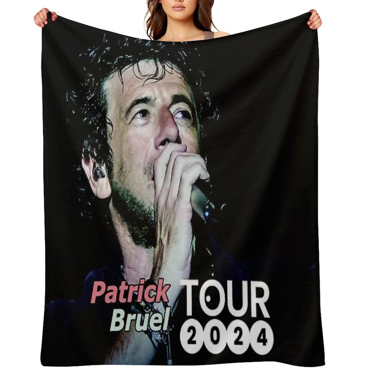 Bilanya Patrick Bruel Show Tour TOURNEE En ACOUSTIQUE 2022 Throw Blanket