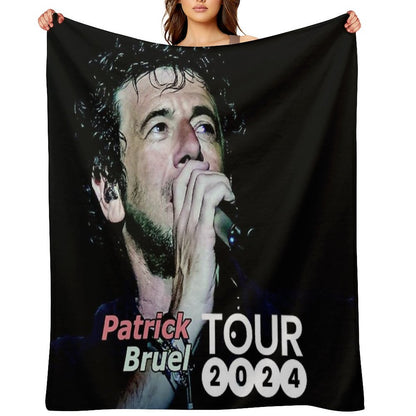 Bilanya Patrick Bruel Show Tour TOURNEE En ACOUSTIQUE 2022 Throw Blanket