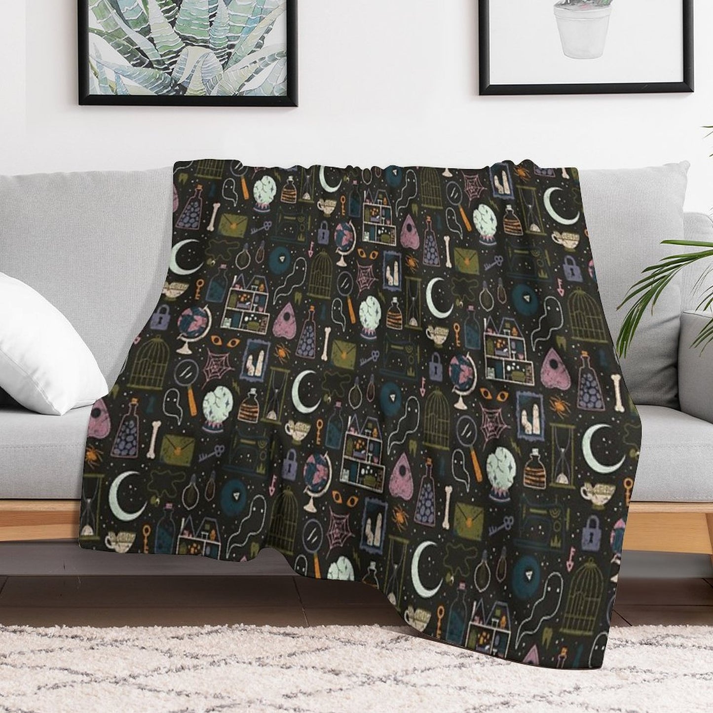 Haunted Attic Throw Blanket