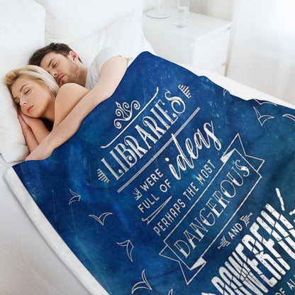 Libraries Throw Blanket