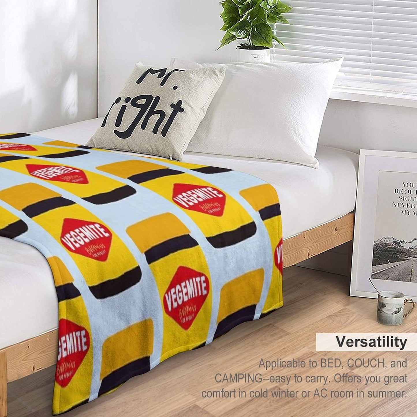 Vegemite Throw Blanket