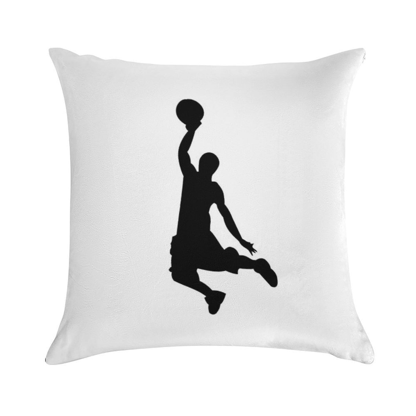 Basketball Player Design Soft Decorative Cover Throw Pillow