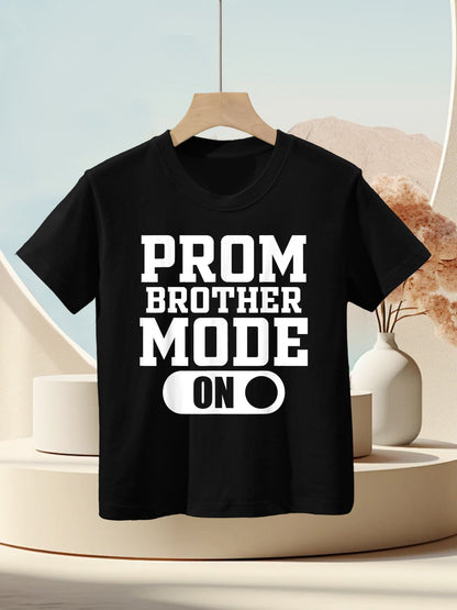 Prom Brother Mode on Senior High School Graduation Party Kids T-Shirt
