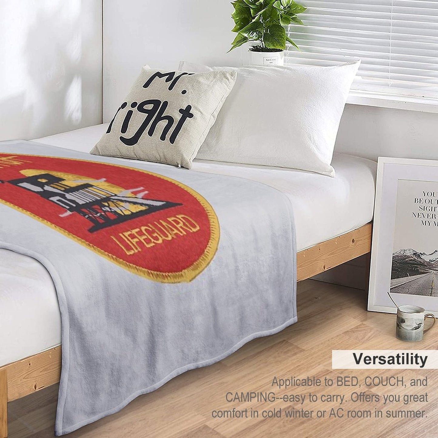 Baywatch Badge - Uniform Throw Blanket