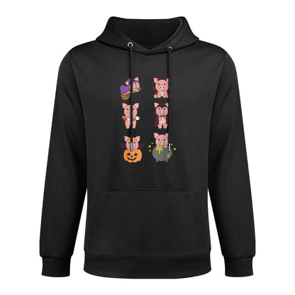 Pig Halloween Costume Pigs Halloween Colorfast Hoodie
