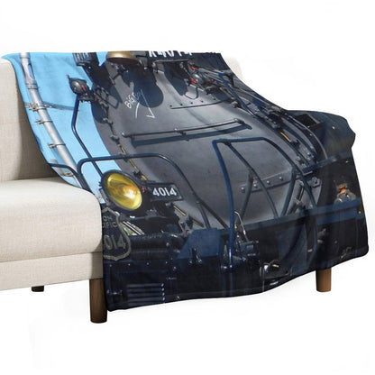 Big Boy Train (Colored) Throw Blanket