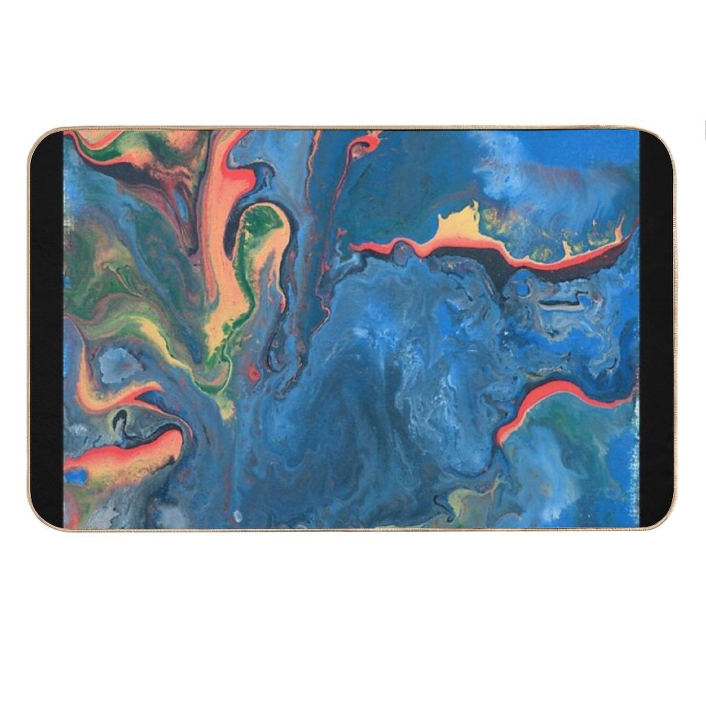 Molten Waves Bath Mat