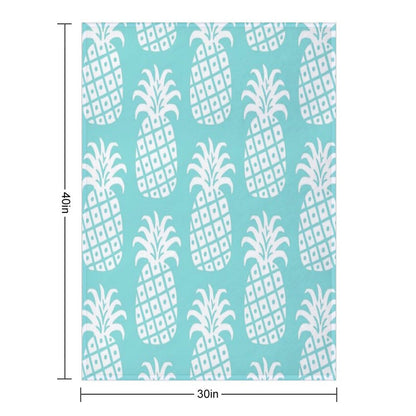 Retro Mid Century Modern Pineapple Pattern 187 Throw Blanket