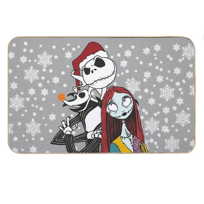Jack Skellington, Zero And Sally - The Nightmare Before Christmas Bath Mat