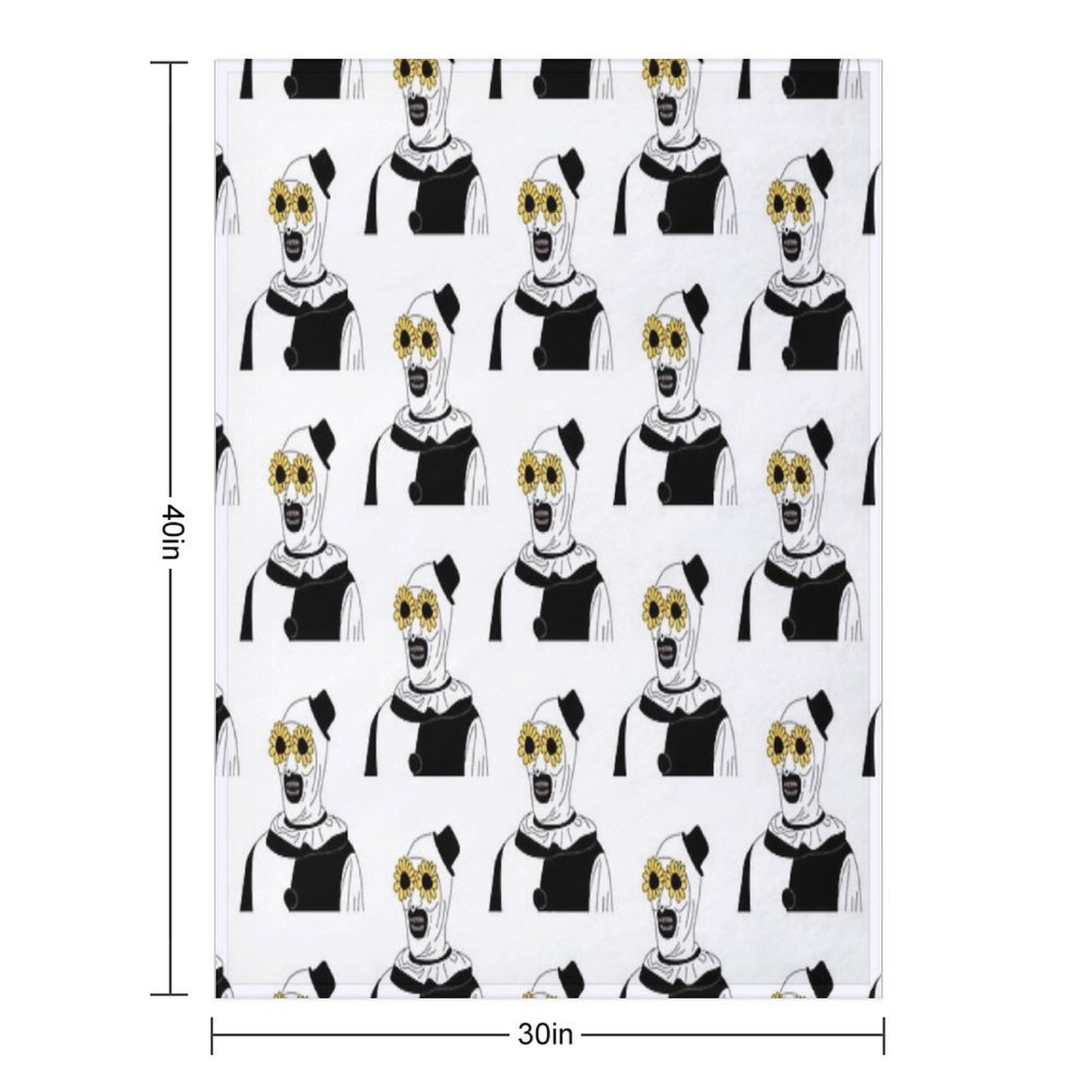 Art The Clown - Terrifier Classic Throw Blanket