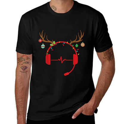 Funny 911 Dispatcher Headset Xmas Decoration Christmas  Versatile T-Shirt