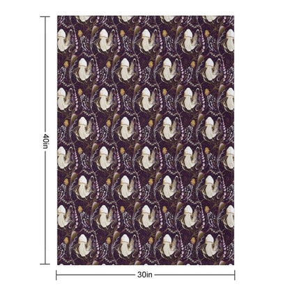 Jellyfish Throw Blanket