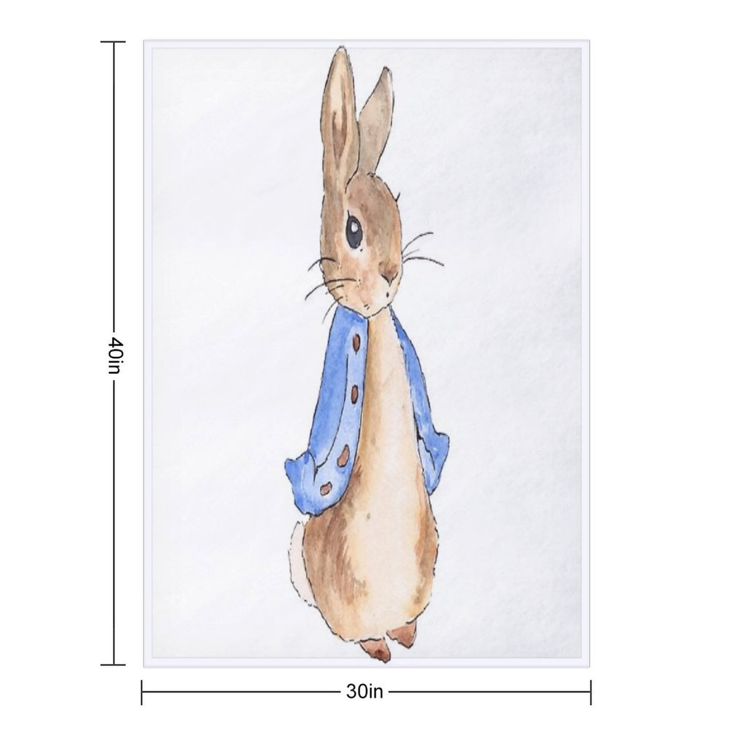 Peter Rabbit Throw Blanket