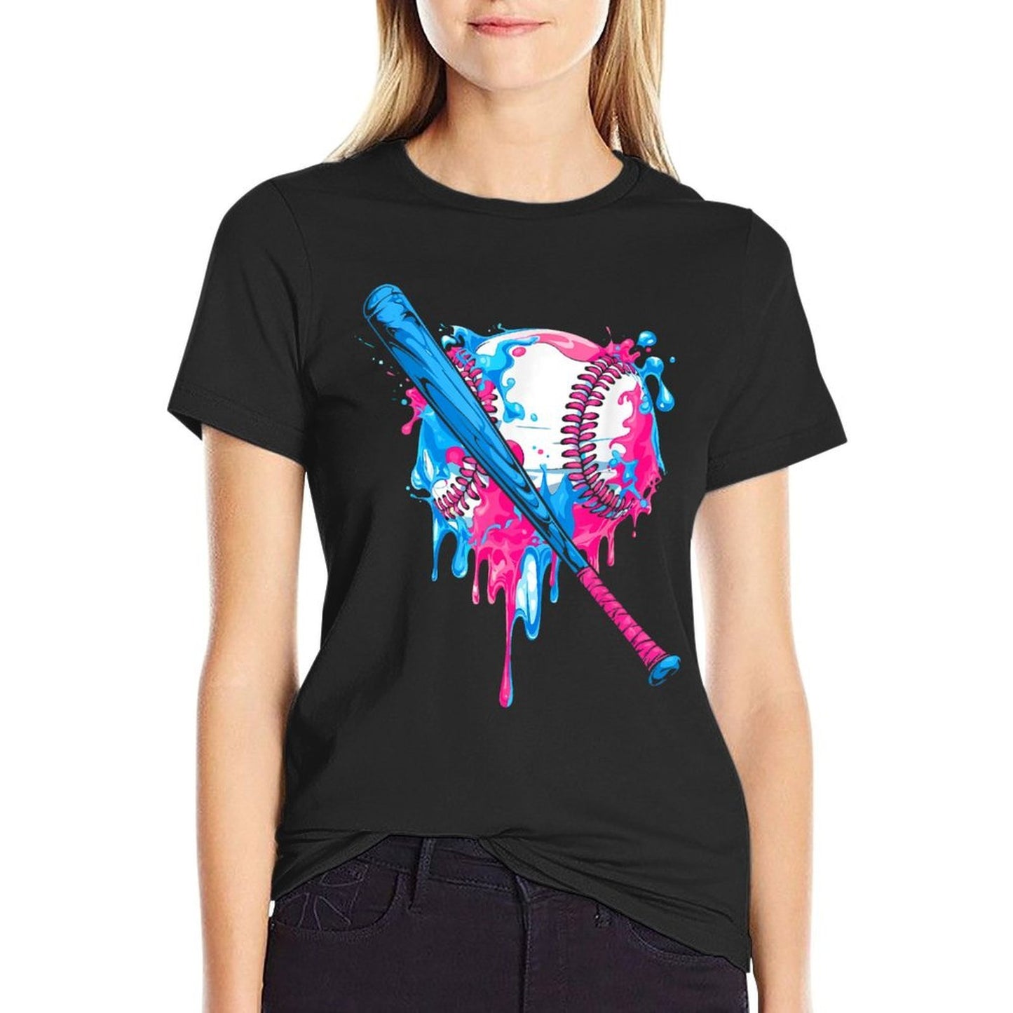 Respect The Drip Baseball Drip Boys Ice Cream Drip Youth  Tagless Design T-Shirt