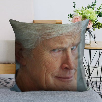Dateline Keith Morrison - Really Linen Throw Pillow Cover
