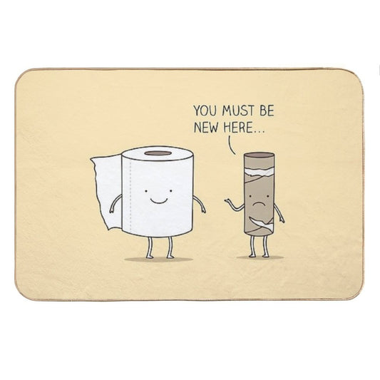Paperwork Bath Mat