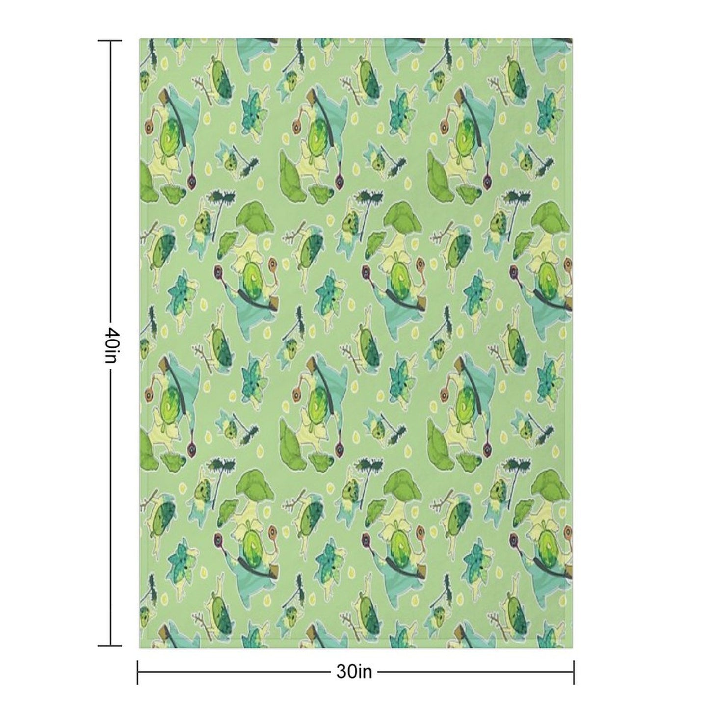 Korok Pattern Throw Blanket